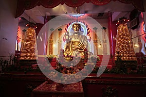 NYC Budhist temple interior