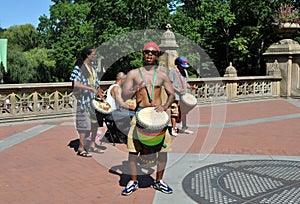 NYC: Central Park Drummers