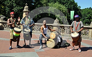 NYC: Central Park Drummers