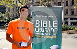 NYC: Korean Youth Promoting Bible Crusade