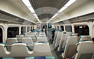 NYC: Long Island Railroad Car Interior