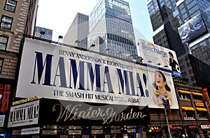 NYC: Mamma Mia Musical at Winter Garden Theatre