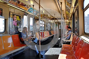 NYC: MTA Subway Car Interior