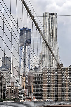 NYC Skyline from the Brooklyn Bridge