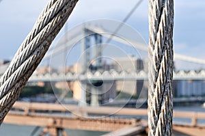 NYC Skyline from the Brooklyn Bridge