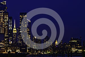 NYC Skyline at dusk from Weehawken