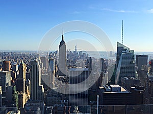 NYC skyline from Top of the Rock