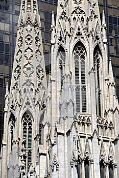 NYC: St. Patrick's Cathedral Spires photo