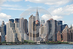 NYC: View of East Midtown Manhattan Skyline