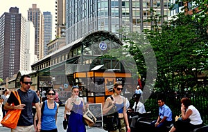 NYC: West 72nd Street Subway Kiosk