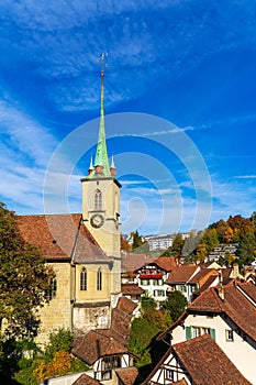 Nydegg Cathedral at sunset, Bern