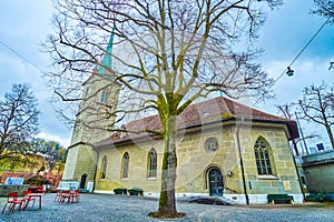 Nydeggkirche, the medieval church in Nydegg district of Bern, Switzerland