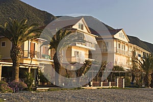 Nydri bay at Lefkada, Greece