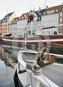 Nyhaven in Copenhagen, Denmark