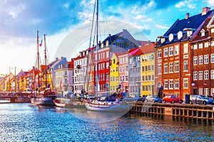 Nyhavn, Copenhagen, Denmark photo