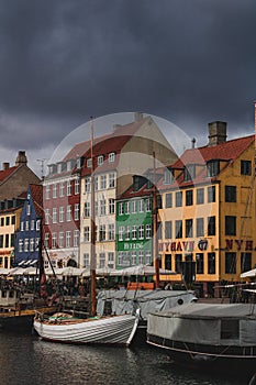 Nyhavn habour in Copenhgen, Denmark photo