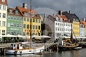 Nyhavn, The New Harbor, Copenhagen.