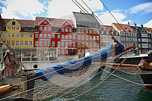 Nyhavn (new Harbor) in Copenhagen, Denmark