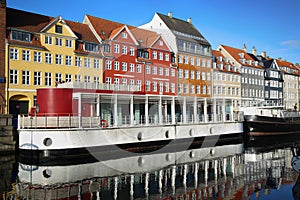 Nyhavn (new Harbor) in Copenhagen, Denmark