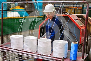 Nylon rope factory, rope factory, rubber production.