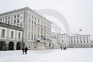 Nymphenburg Castle, Munich, Germany - in winter