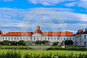 Nymphenburg Palace and view of garden