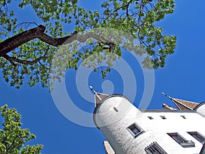 Nyon Castle, Swisse. Chateau de Nyon photo