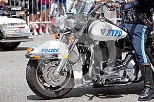 NYPD motorbike