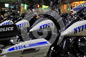 NYPD motorcycles