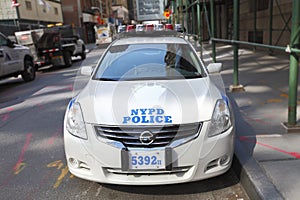 NYPD police car