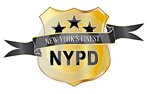 NYPD Spoof NEW Yorks Finest Badge