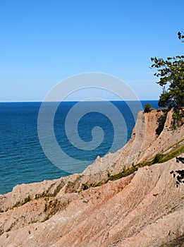 NYS Chimney Bluff shoreline on Lake Ontario, a Great Lake