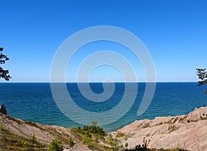 NYS Chimney Bluff shoreline valley on Lake Ontario