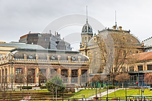 Nyugati Train Station in Budapest, Hungary
