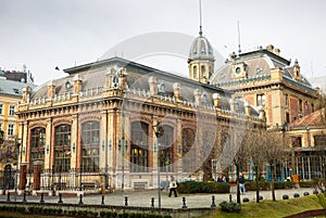 Nyugati Train Station in Budapest, Hungary