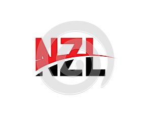 NZL Letter Initial Logo Design Vector Illustration