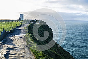 O Briens Tower on the Cliffs of Moher, Ireland