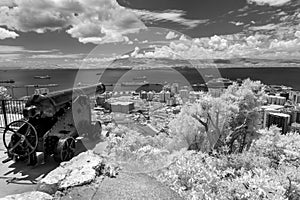 O`hara`s Battery, Gibraltar in Infrared