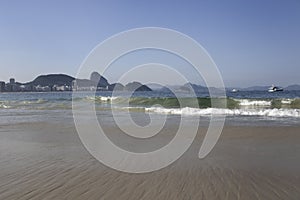 O Mar de Copacabana, suas ondas photo