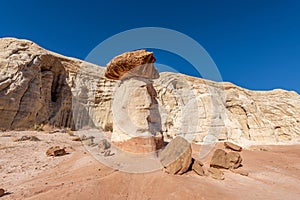 Toadstool Hoodoo in Kanab Utah photo