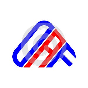 OAF letter logo creative design with vector graphic, OAF