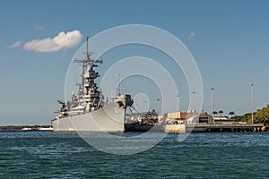 USS Missouri 63 battle ship in Pearl Harbor, Oahu, Hawaii, USA photo