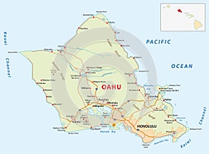 Oahu road map