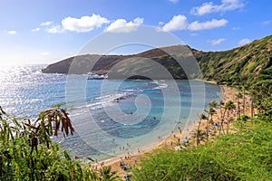 Oahu's Most Famous Beach, Hanauma Bay, Oahu Hawaii