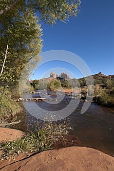 Oak Creek and Cathedral rock near Sedona.