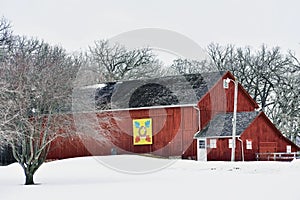 Oak Leaf Quilt Barn - Colby-Peterson Historic Farm