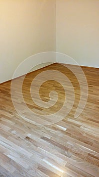 Oak parquet floor