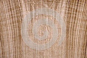 Oak veneer. Oak texture. Spliced oak veneer on the table in the workshop