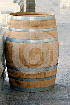 Oak wine barrel