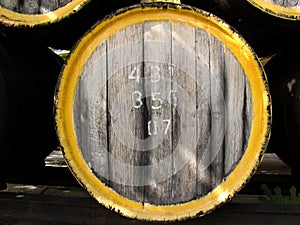 Oak wine casks